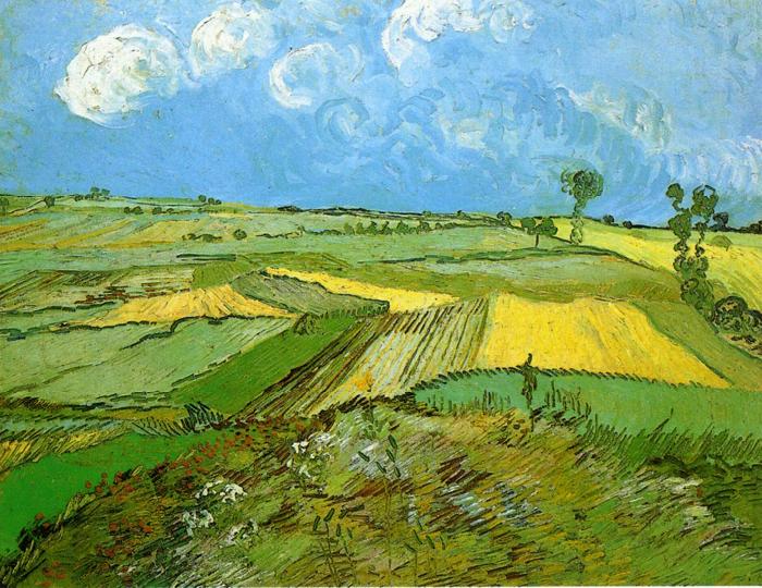 Vincent Van Gogh Wheat Fields at Auvers Under Clouded Sky Sweden oil painting art